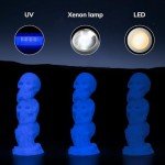 Glow-in-the-Dark Blue 3D PLA Filament, 1kg
