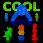 Glow-in-the-Dark Blue 3D PLA Filament, 1kg