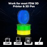 Glow-in-the-Dark Blue 3D PLA Filament, 1kg