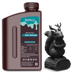SUNLU Fast Curing Water Washable 3D Printer Resin