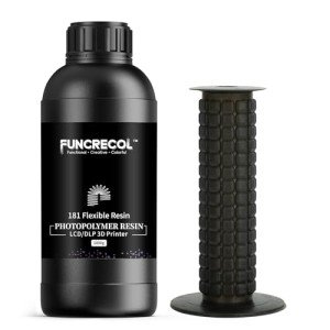 Flexible 3D Printer Resin - High Toughness 1000g Black