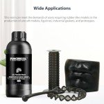 Flexible 3D Printer Resin - High Toughness 1000g Black