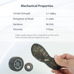 Flexible 3D Printer Resin - High Toughness 1000g Black