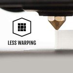 HATCHBOX 1.75mm White PLA Filament, 1 KG Spool