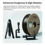 eSUN 1.75mm Carbon Fiber PLA Filament - Purple