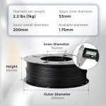 Carbon Fiber ASA Filament 1.75mm for 3D Printing