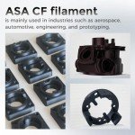 Carbon Fiber ASA Filament 1.75mm for 3D Printing