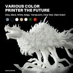 ELEGOO 3D Printer ABS-Like Resin, 500g Grey