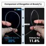 3DHoJor PLA Pro 1.75mm Filament, Grey, 1kg