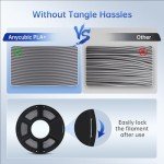 ANYCUBIC PLA Plus 1.75mm Gray Filament 1KG