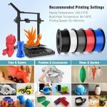 SUNLU 8-Pack Multicolor PETG Filament Bundle 1.75mm