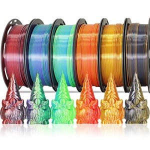 MIKA3D 6-Spool Dual Color Silk PLA Bundle
