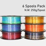 MIKA3D 6-Spool Dual Color Silk PLA Bundle