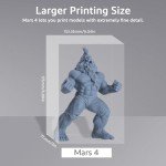 ELEGOO Mars 4 9K Resin 3D Printer Bundle