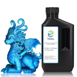 Metallic Resin for 3D Printing - 1KG Metal Blue
