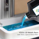 Metallic Resin for 3D Printing - 1KG Metal Blue