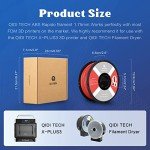 R QIDI Technology ABS Filament 1.75mm Red