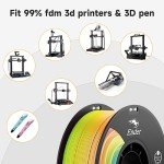 Creality 1.75mm Rainbow PLA+ Filament - 1kg