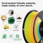 Creality 1.75mm Rainbow PLA+ Filament - 1kg