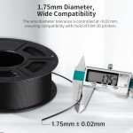 ANYCUBIC 1.75mm PETG Filament - Black - 1KG