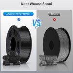 ANYCUBIC 1.75mm PETG Filament - Black - 1KG