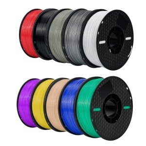 Kingroon 3D Printer Filament Set – 10 Rolls
