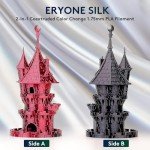Silk Dual Color PLA 3D Printer Filament 1.75mm