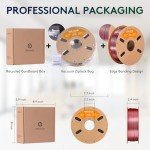 Silk Dual Color PLA 3D Printer Filament 1.75mm