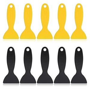 10-Pack Flexible Plastic Scrapers for 3D Printing
