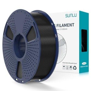 SUNLU PLA+ 3D Printer Filament - 1.75mm, Black