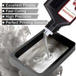 Silver Metallic 3D Printer Resin 1000g for LCD