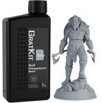 GratKit 8K Low Odor Gray 3D Printer Resin