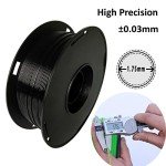 NovaMaker 1.75mm Black ABS Filament, 1kg Spool