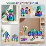 Silk Rainbow PLA Filament 1.75mm for 3D Printing