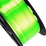 Bright Lime Green Silk PLA 3D Printer Filament 1kg