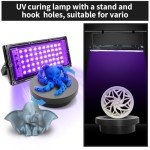 UV Resin Curing Light with 360° Rotating Stand