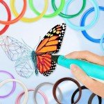 MIKA3D 16-Color PLA Filament Set, 160 Feet