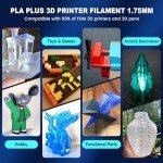 JAYO Multicolor 3D Printer PLA+ Filament Bundle