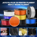 JAYO Multicolor 3D Printer PLA+ Filament Bundle