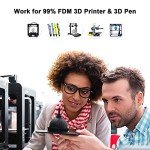 AMOLEN 1.75mm PETG Filament 4-Color Bundle