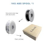 High-Quality Black ABS Filament 1.75mm - 1kg