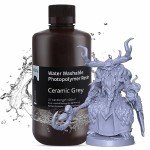 ELEGOO Water Washable 3D Printer Resin - Grey 1000g