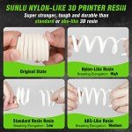 SUNLU Durable Nylon-Like 3D Printer Resin, 1000g