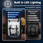 3D Printer Enclosure with Ventilation and LED