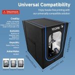 3D Printer Enclosure with Ventilation and LED