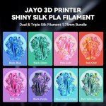 JAYO Dual and Triple Color Silk Filament Bundle