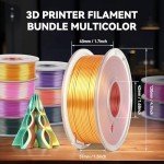 JAYO Dual and Triple Color Silk Filament Bundle