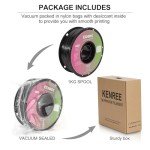 KENREE 1.75mm Metallic Black PETG Filament 1kg