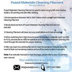 Premium 1.75mm Cleaning Filament for 3D Printers