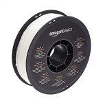 Amazon Basics Silk PLA Filament, 1.75mm, White